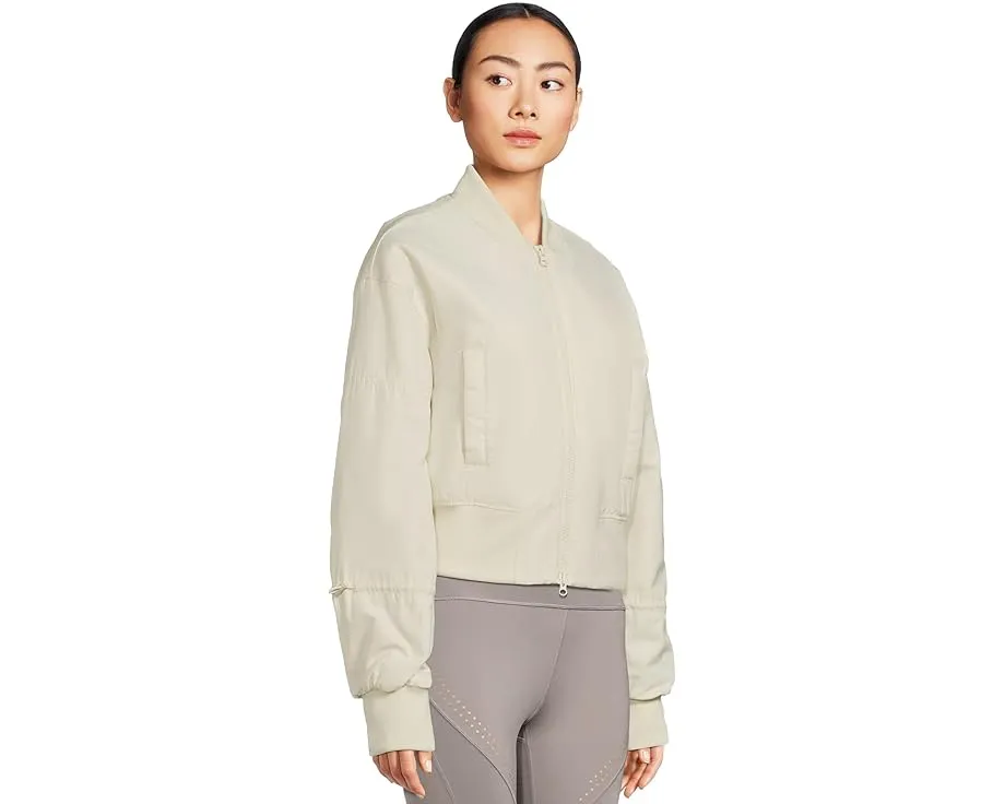 Короткая тканая куртка-бомбер adidas by Stella McCartney из переработанных материалов