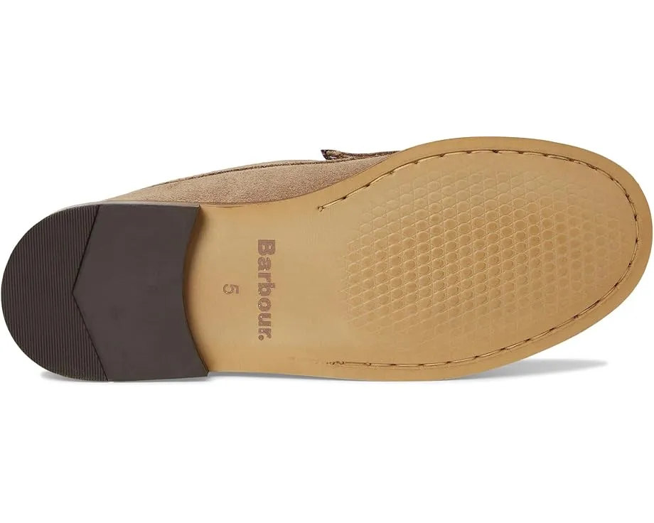 Лоферы Barbour Jen из замши с кисточкой и квадратным каблуком