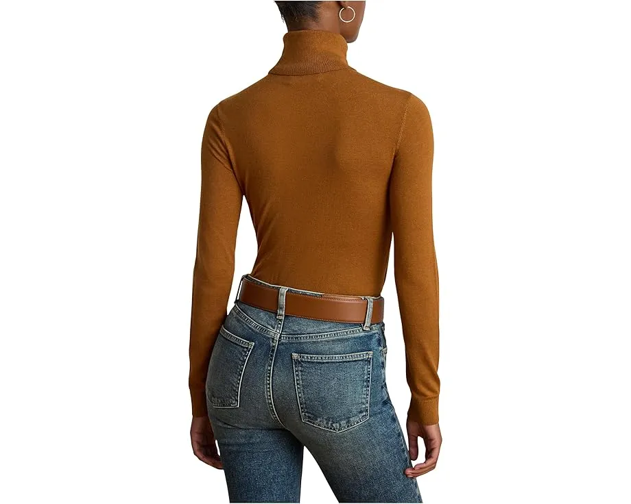 Свитер с водолазкой из смесового шелка Lauren Ralph Lauren