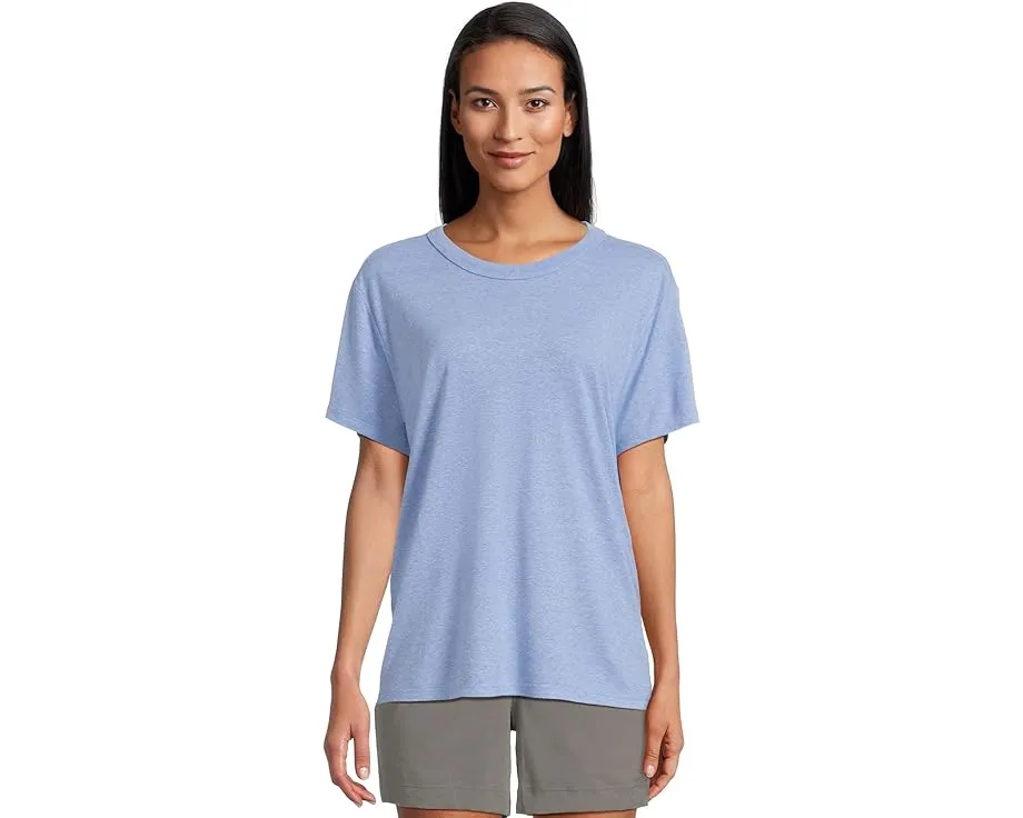 Короткий свитшот Prana Cozy Up SS Crew из конопли с защитой от запаха