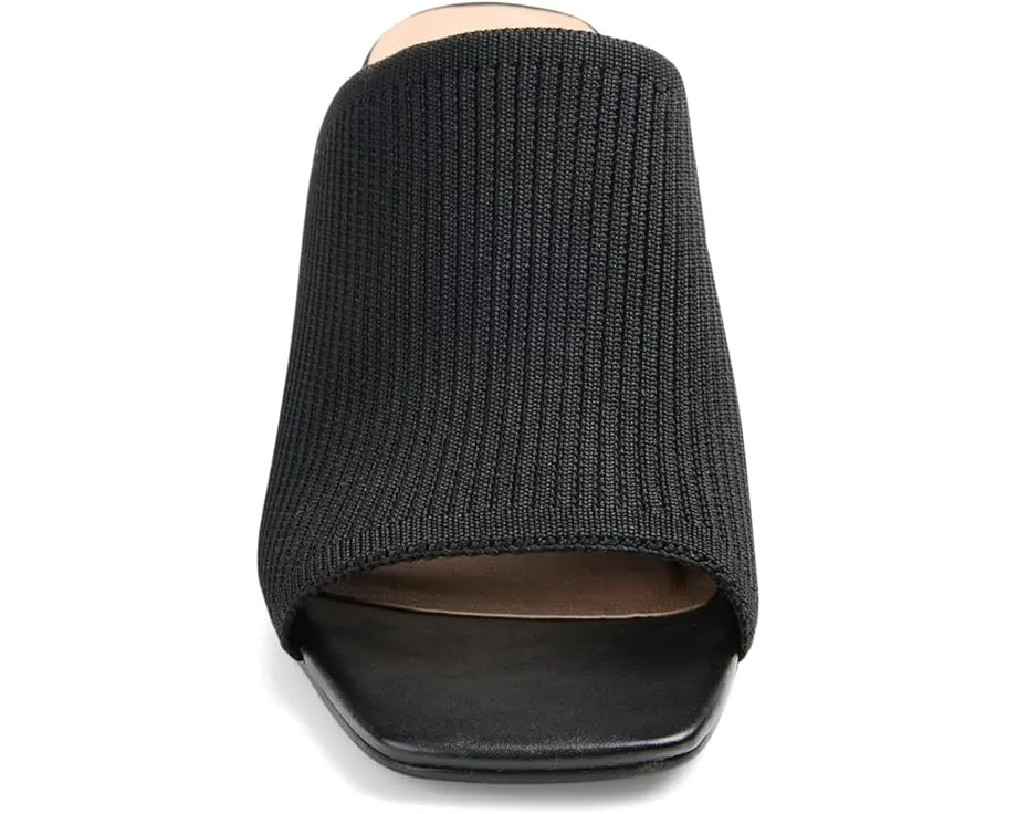 Мюли Journee Collection Lorenna с квадратным носком и вязаным верхом