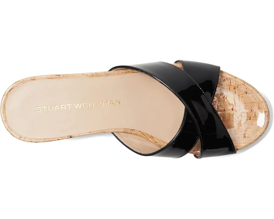 Сандалии Stuart Weitzman Dayna Wedge Slide на платформе с открытым носком
