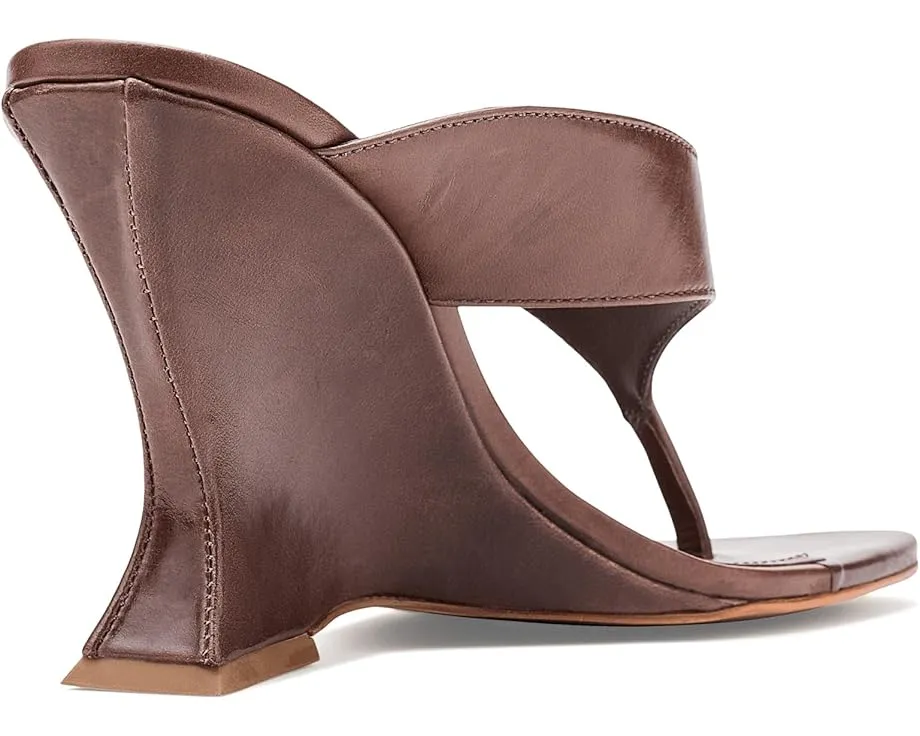 Туфли Schutz Maya на скульптурном каблуке с открытым носком