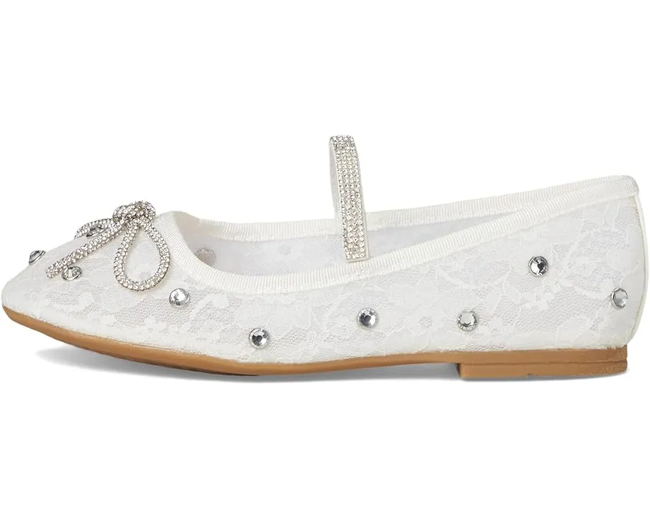 Детские балетки Leva в стиле Mary Jane с кристаллами Nina Kids