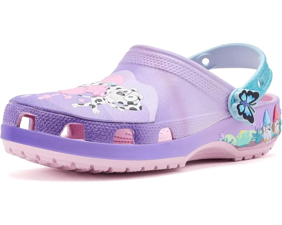 Кроксы Crocs Kids Bluey Classic Clogs с персонажами для детей