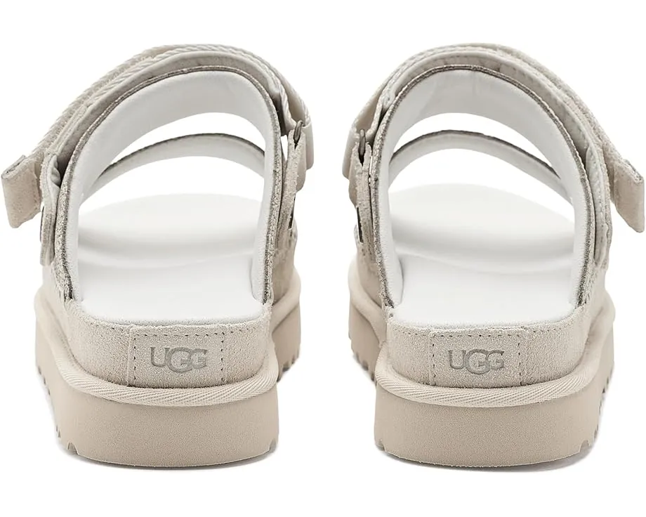 UGG Goldenstar Crackle Glide сандалии с кракле-кожей и EVA подошвой