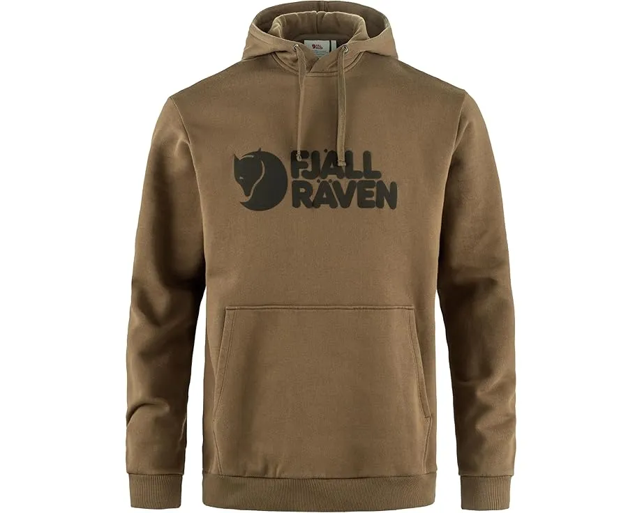 Толстовка Fjällräven Logo с капюшоном из мягкого хлопка