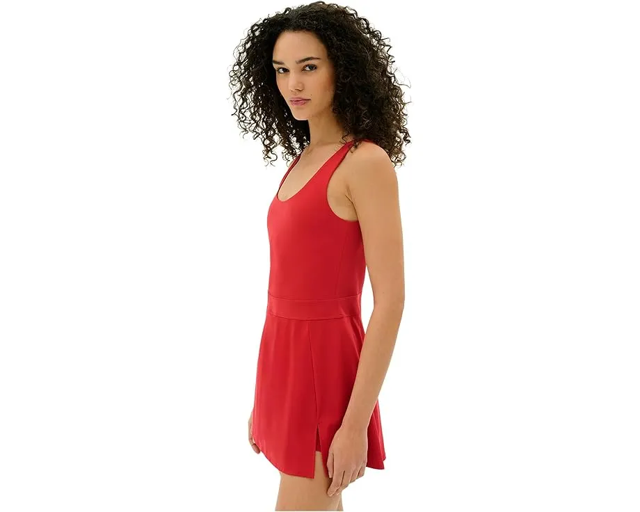 Платье Splits59 Martina Rigor миди с шортами-лайнером и боковым разрезом