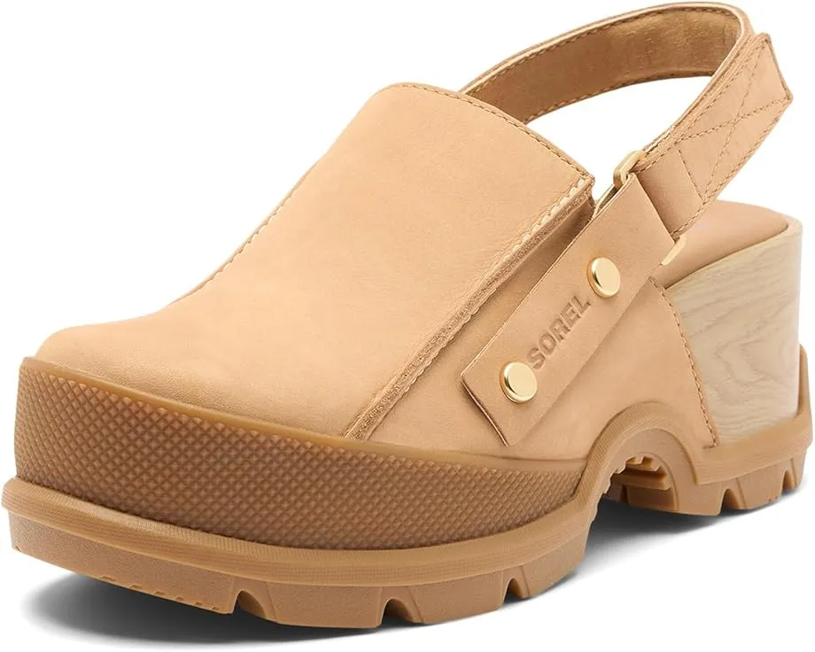 Клоги SOREL Roam’N Clog RBR из гладкой кожи с регулируемой липучкой