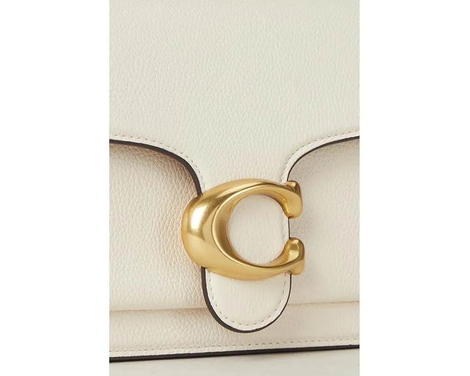 Кожаная плечевая сумка COACH Polished Pebble Tabby 26