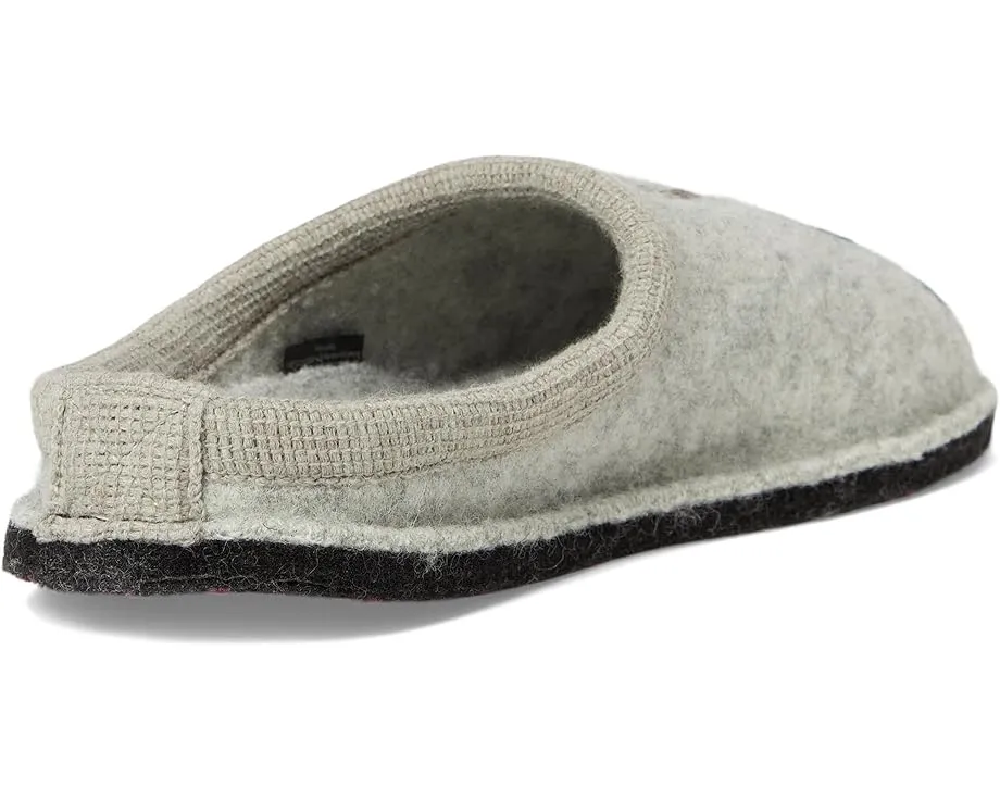 Тапочки Haflinger Latte из вареной шерсти с терморегуляцией