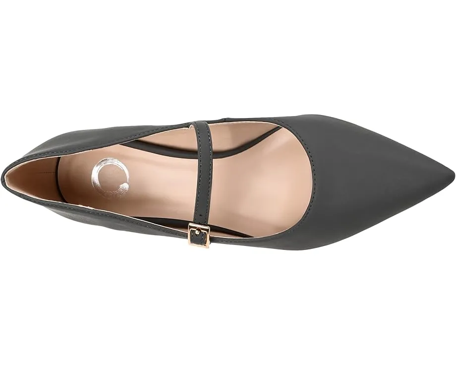 Туфли-лодочки Journee Collection Manza с острым носком и ремешком на щиколотке