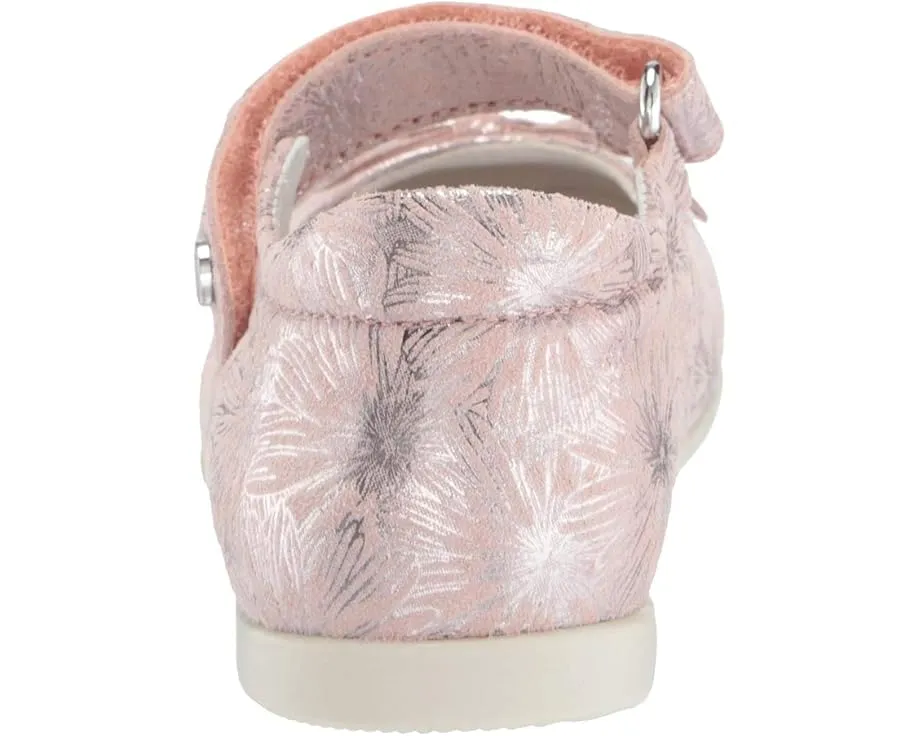 Балетки Naturino для девочек с бантом и застежкой на липучке