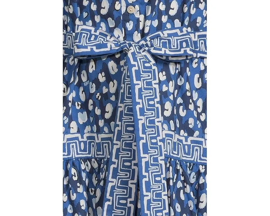 Платье Lilly Pulitzer Drena с воротником стойкой и поясом
