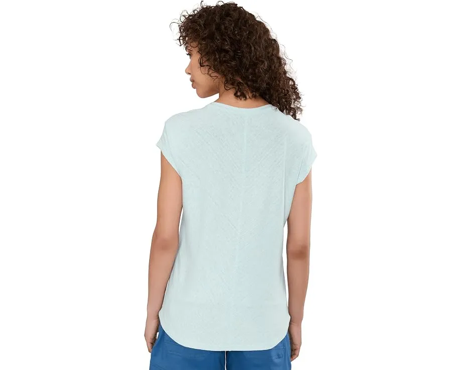 Футболка Royal Robbins Vacationer V-Neck Short Sleeve из смесовой ткани