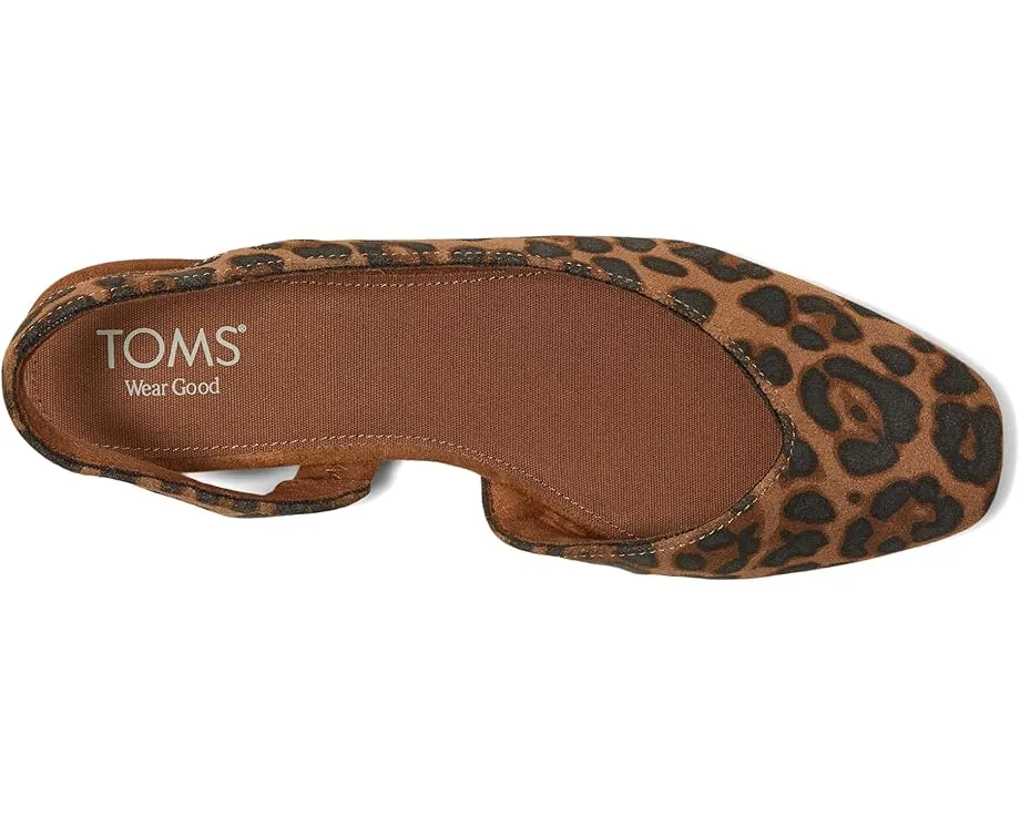 TOMS Балетки Alene с квадратным носком и мини каблуком