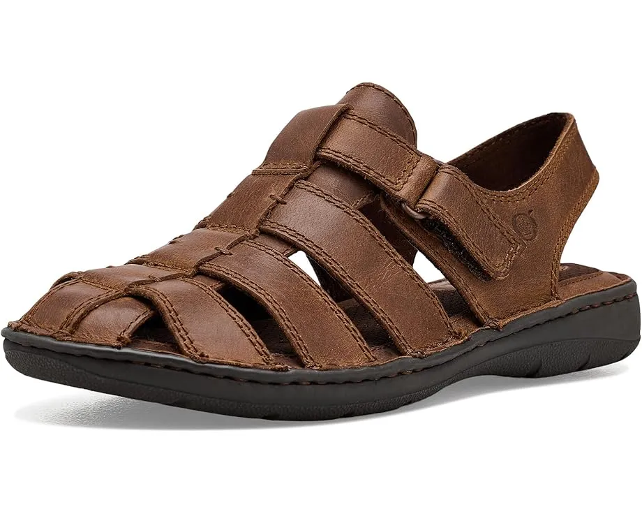 Born Murphy сандалии для мужчин из натуральной кожи с застежкой велкро