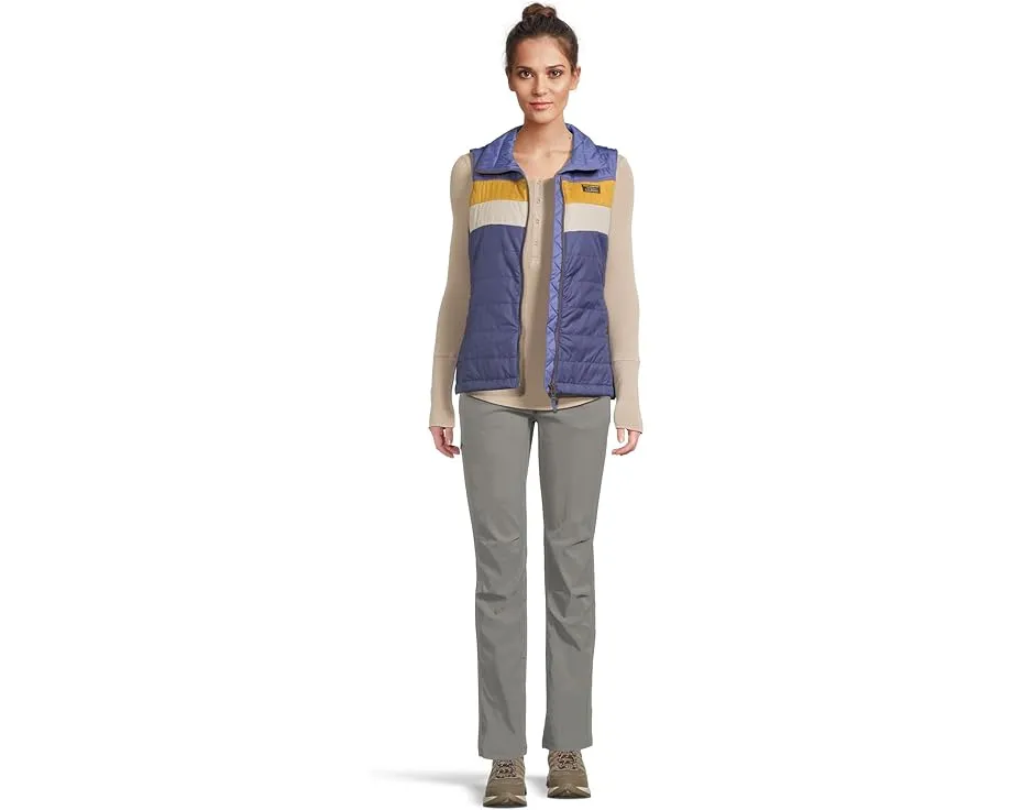 Пуховой жилет L.L.Bean Mountain Classic с цветными блоками и утеплителем ColdShield