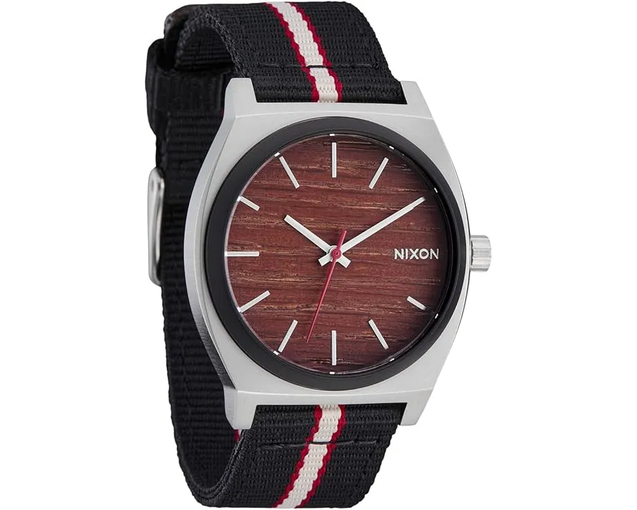 Nixon Часы Time Teller Nylon с нейлоновым ремешком и водозащитой 100 м