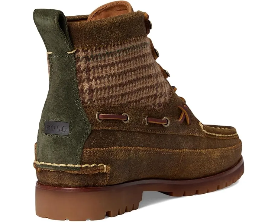 Ботинки Ranger Mid из замши и шерстяного твида Polo Ralph