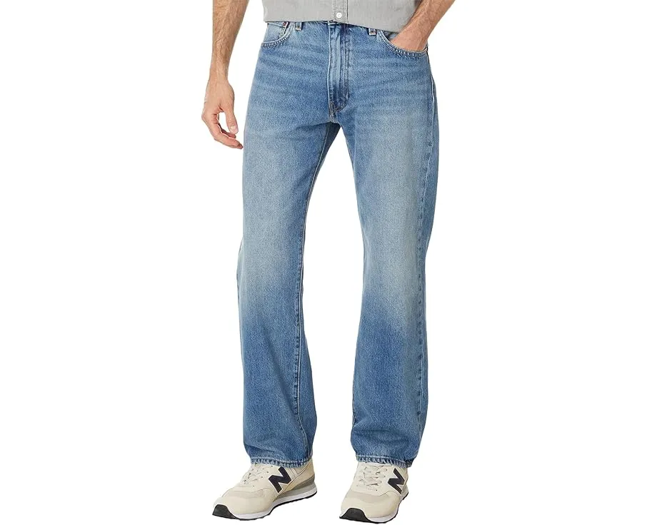 Джинсы Levi's 555 Relaxed Straight прямого кроя с антифитом из неэластичного денима