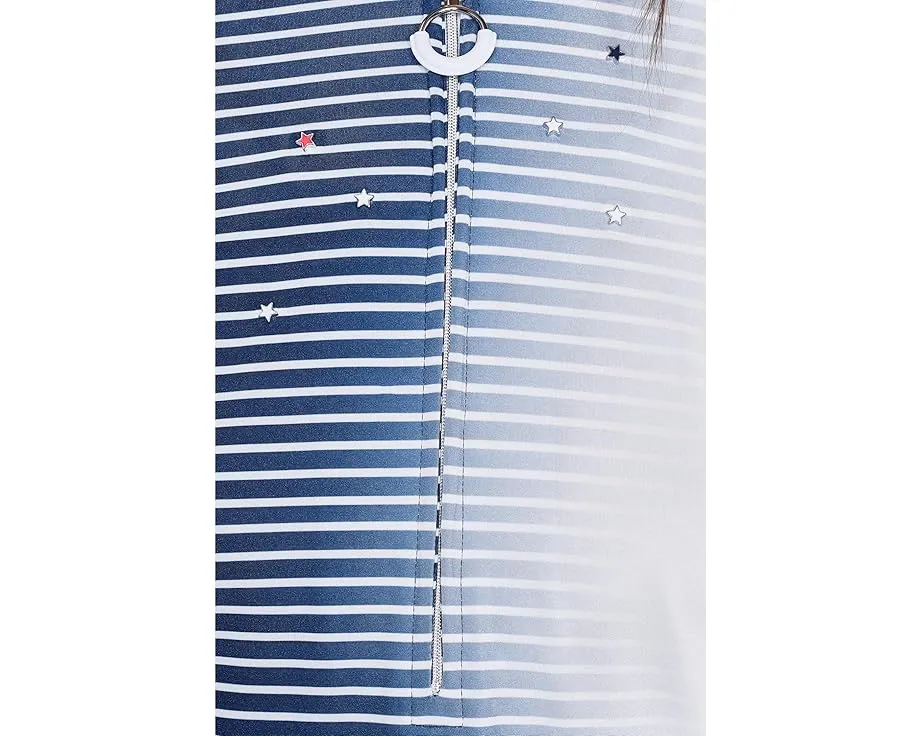 Длинный топ Jamie Sadock с градиентной полосой и защитой от солнца