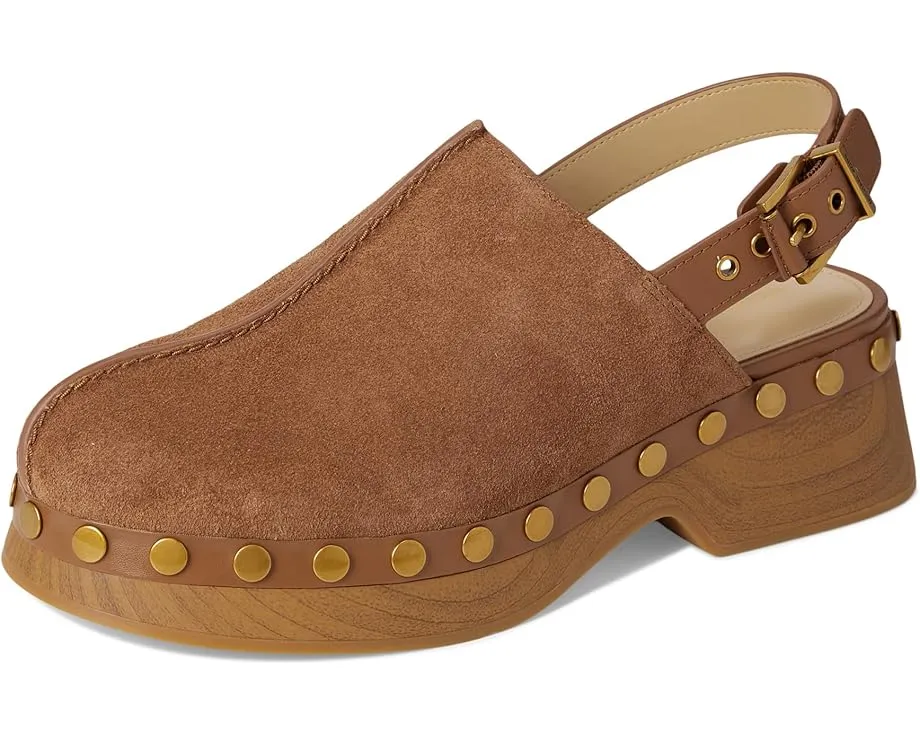 Сабо Esra Clog на деревянной платформе