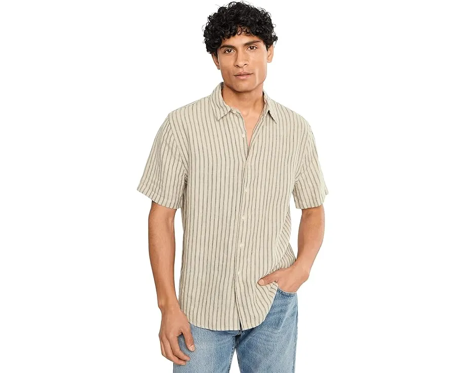 Ballston Stripe Short Sleeve Hemp Shirt