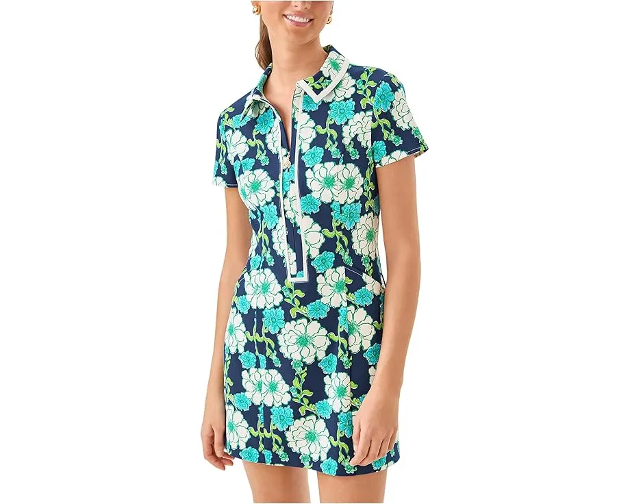 Платье для гольфа Lilly Pulitzer Kathy с короткими рукавами и защитой UPF 50+