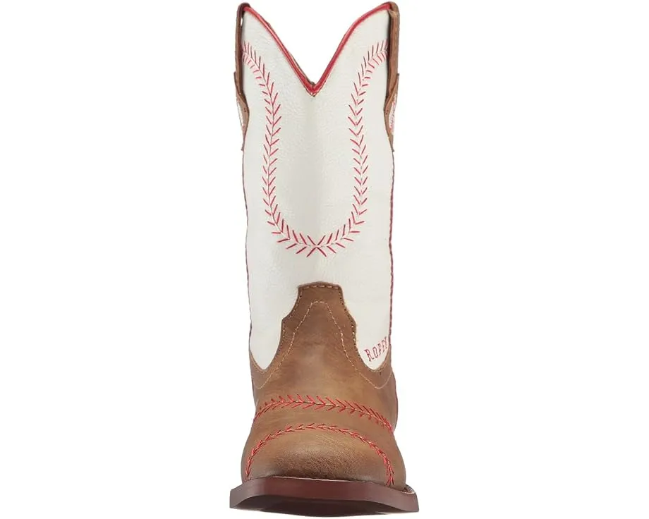 Детские ковбойские сапоги Roper Kids Baseball с бейсбольным принтом