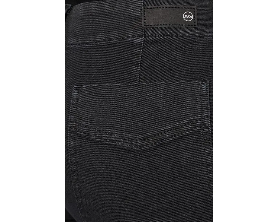 Утилитарные брюки AG Jeans Analeigh средней посадки черного цвета