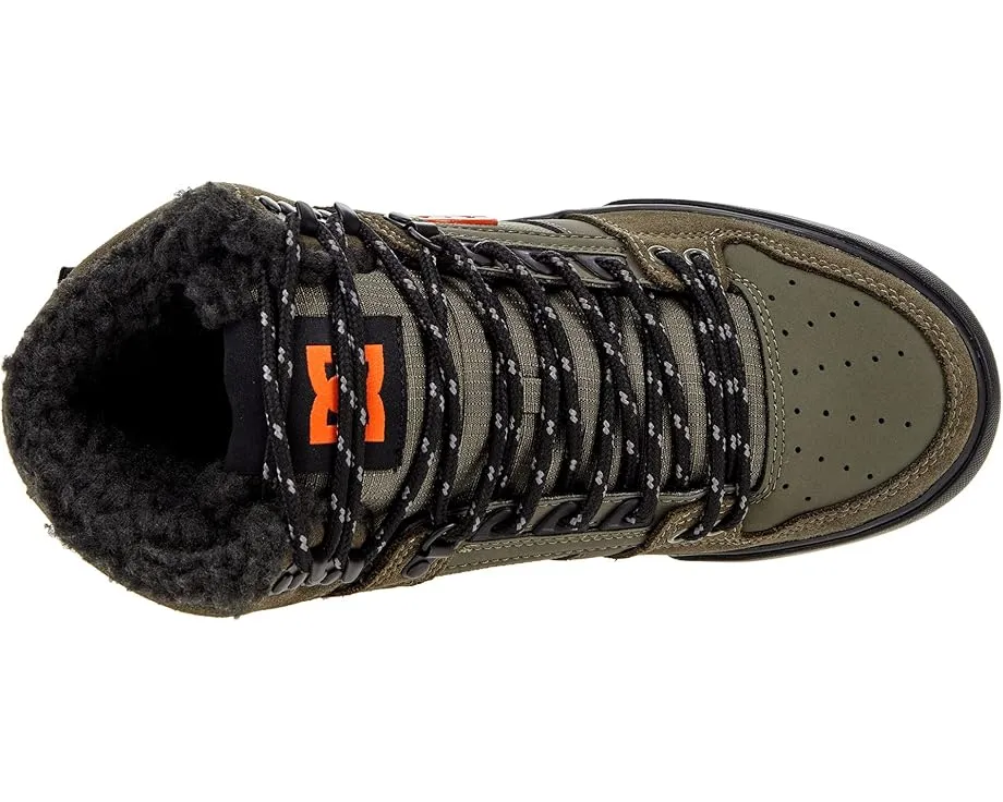 DC Зимние кроссовки Pure High-Top WC WNT из нубука и баллистического нейлона