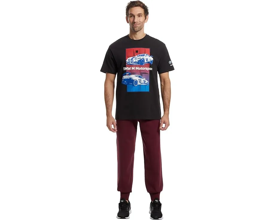 Футболка BMW M Motorsport Graphic с гоночным принтом и свободным кроем