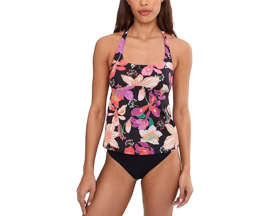 Танкини Nike Hot House Floral с квадратным вырезом и встроенным бюстгальтером