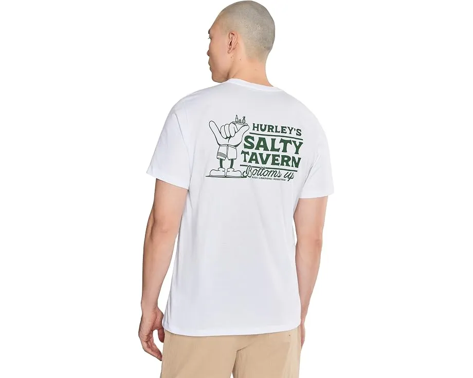Футболка Hurley Salty Tavern с коротким рукавом и принтом