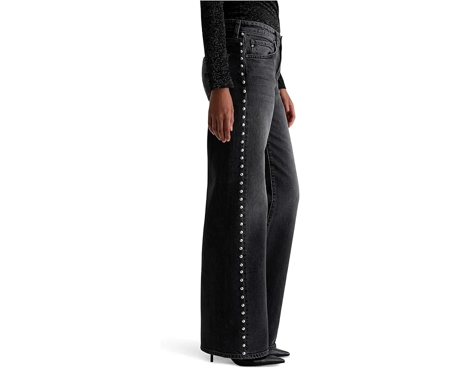 Джинсы AG Adria с низкой посадкой и широкими штанинами