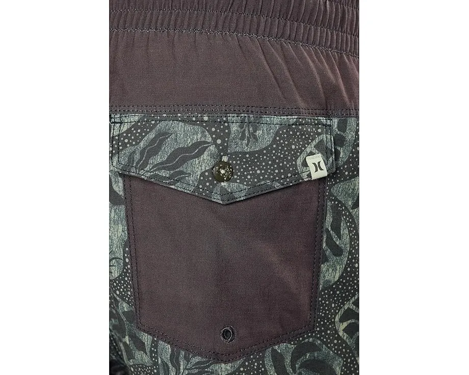 Шорты Hurley Phantom Naturals Scallop Volley 17 дюймов с принтом