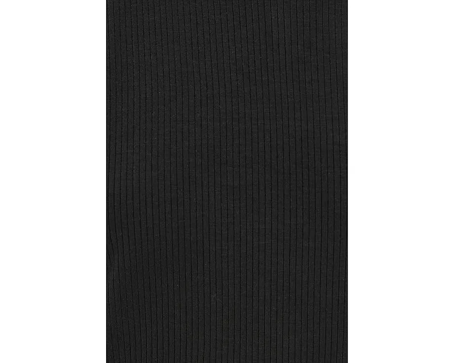 Eileen Fisher укороченный топ с ребристым воротником и короткими рукавами