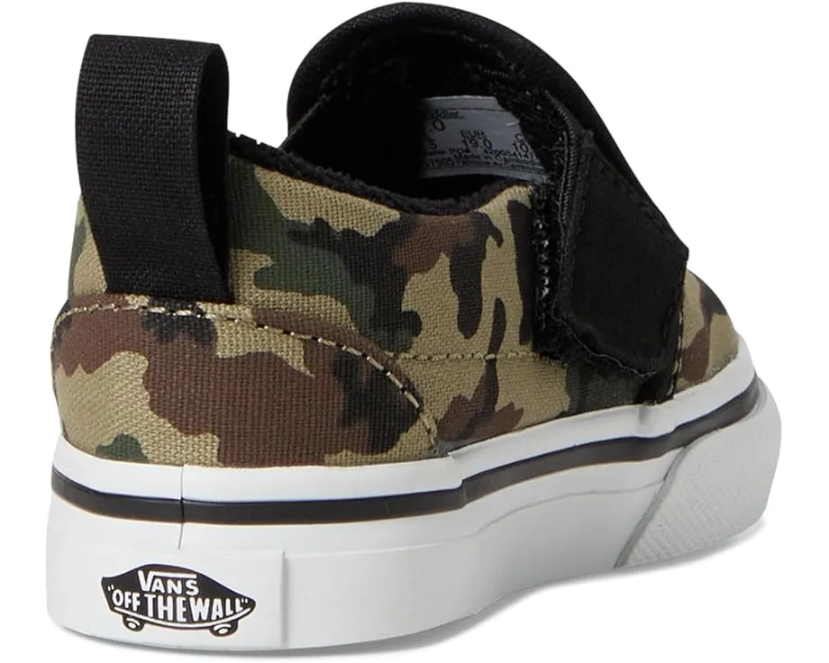 Детские слипоны Vans Slip-On V с вафельной подошвой