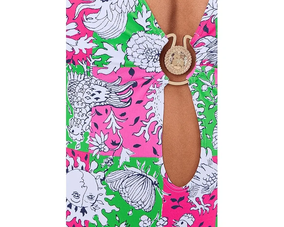 Купальник цельный Lilly Pulitzer Ester с декольте и съемными чашками