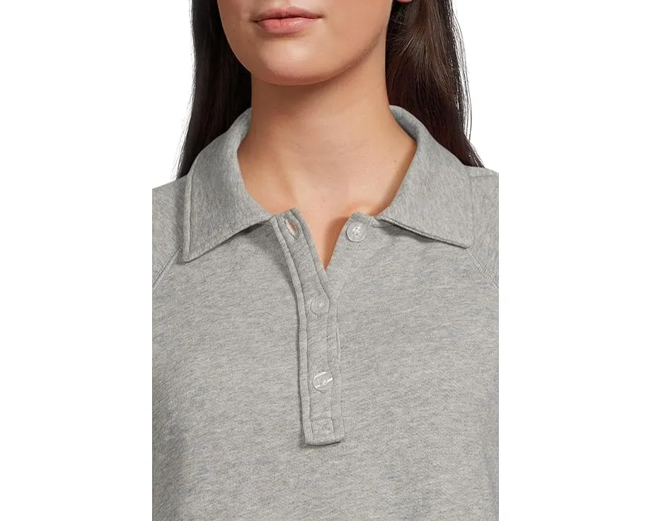 Поло Lilla P с удлиненной линией низа из мягкого французского велюра