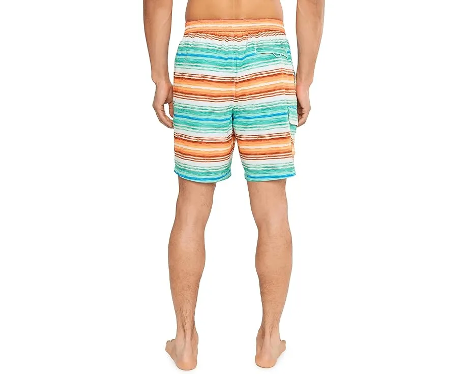 Шорты Tommy Bahama Baja Sarape Stripe 8 с принтом и сетчатым вкладышем 5.35 дюйма