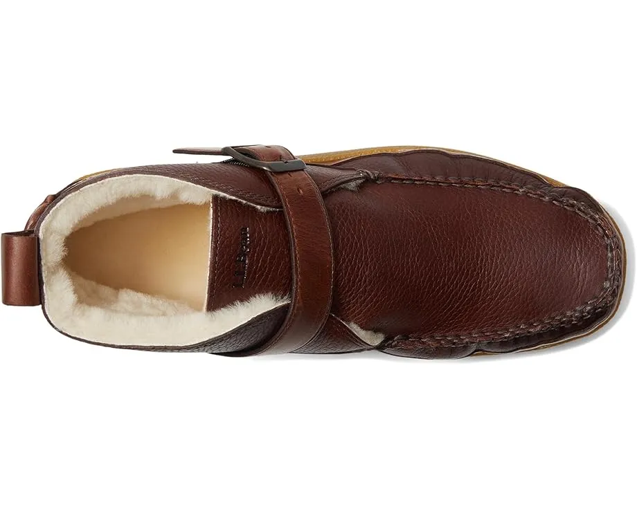 Ботинки Lodge Moc с овчиной, пряжкой и подошвой Vibram в стиле мокасин