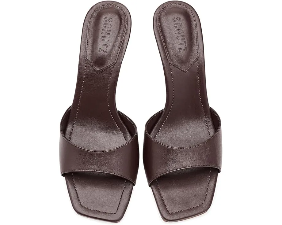 Сандалии Schutz Leena Bamboo на каблуке из натуральной кожи
