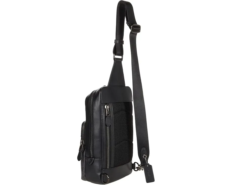 Рюкзак COACH Signature Gotham из кожи и ткани с несколькими отделениями