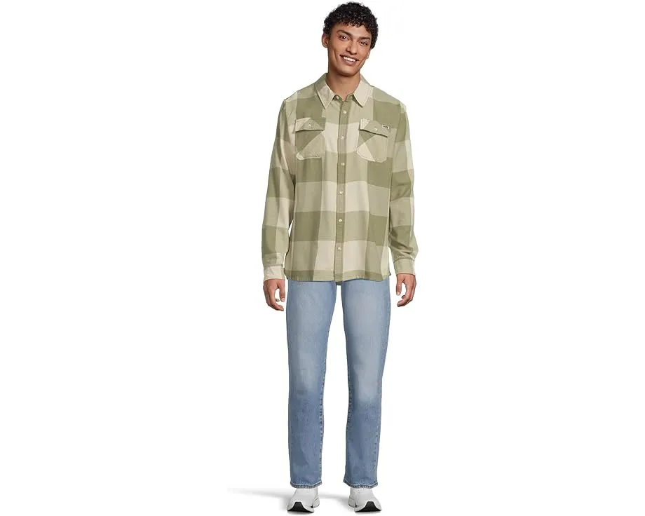 Фланелевая рубашка Salty Crew Daybreak с клеткой и накладными карманами