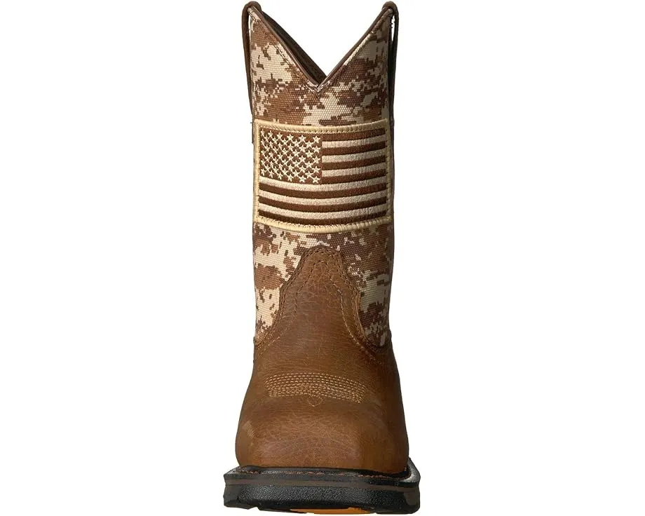 Рабочие ботинки Ariat Workhog Patriot с защитным стальным носком и квадратным мысом