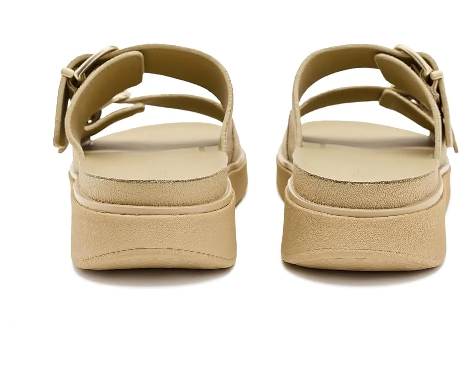 Сандалии FitFlop Gen FF Buckle Two Bar на платформе из замши