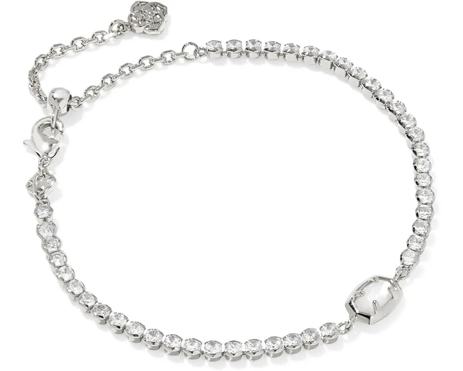 Браслет Emilie Tennis с родиевым покрытием от Kendra Scott