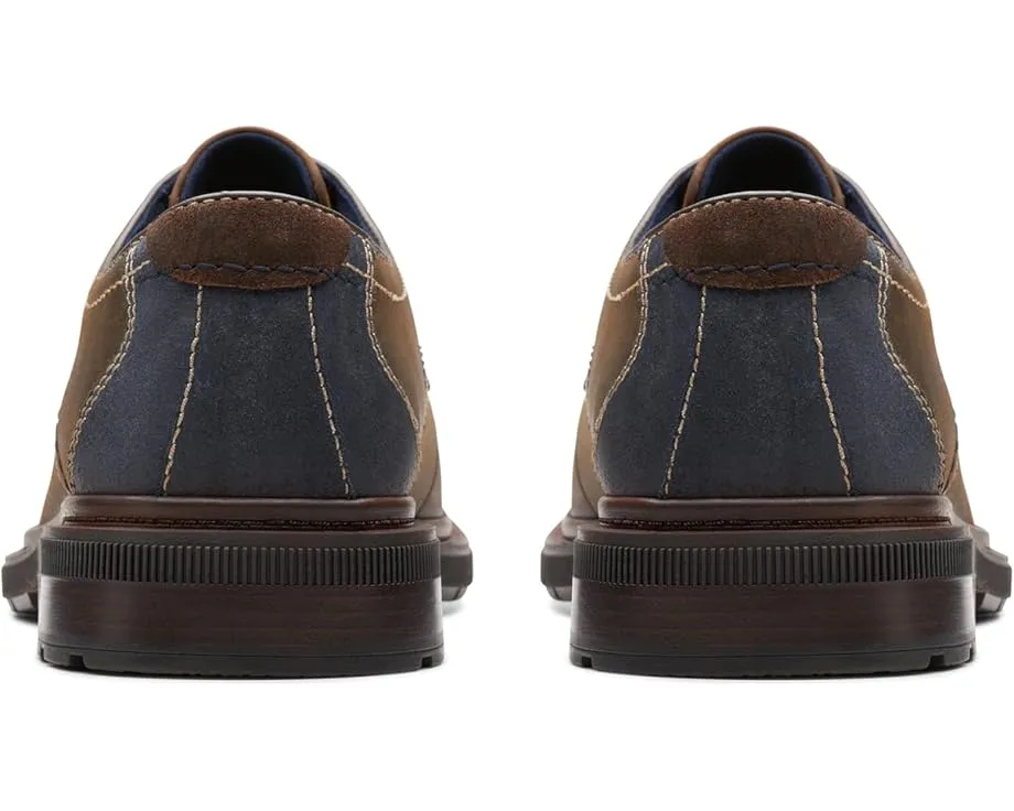 Туфли Derby Clarks Burchill из гладкой кожи с массивной подошвой